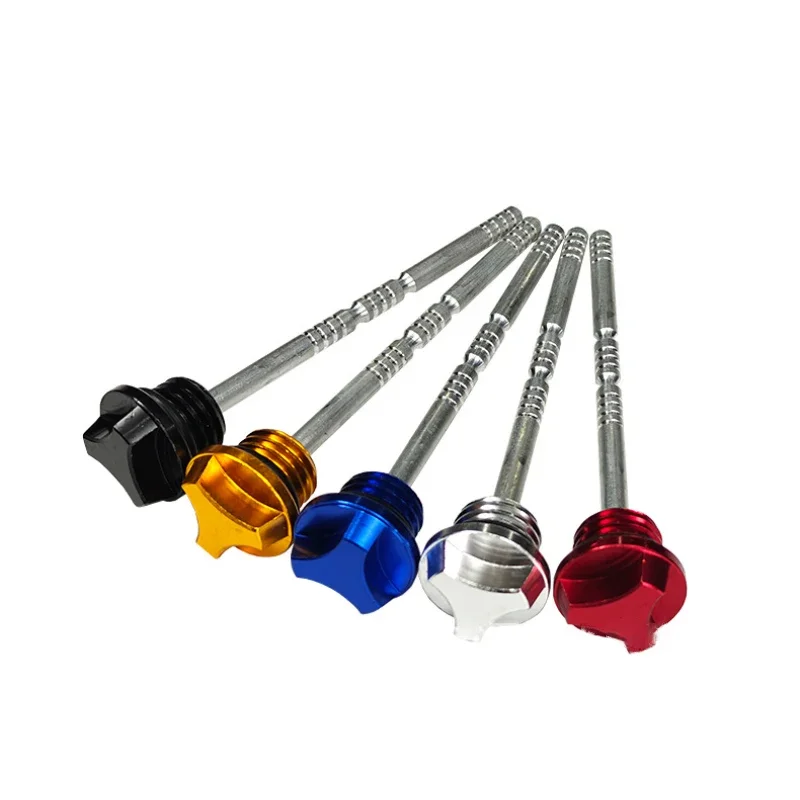 دراجة نارية العالمي زيت المحرك قياس مستوى النفط قياس ملء غطاء التوصيل لهوندا ياماها كاواساكي سوزوكي ATV الترابية دراجة الملحقات