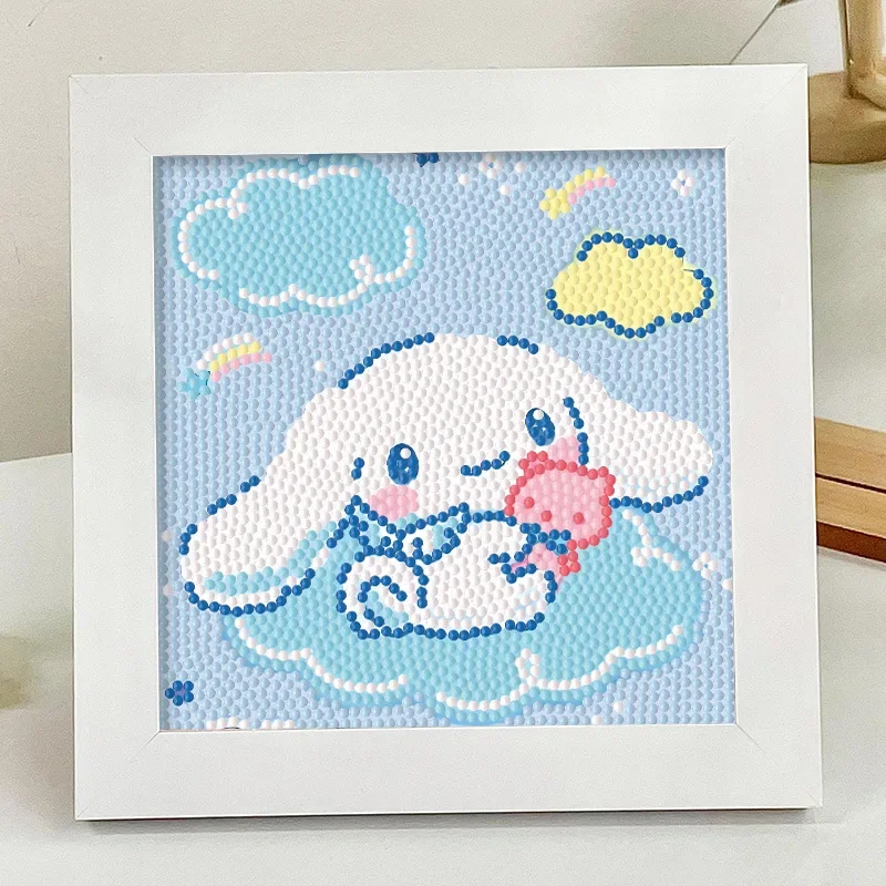 New Anime Cinnamorolls Diamond Painting Children\'s DIY Hand-made Cross-stitch Paste Diamonds Embroidery Material Kit Wholesale