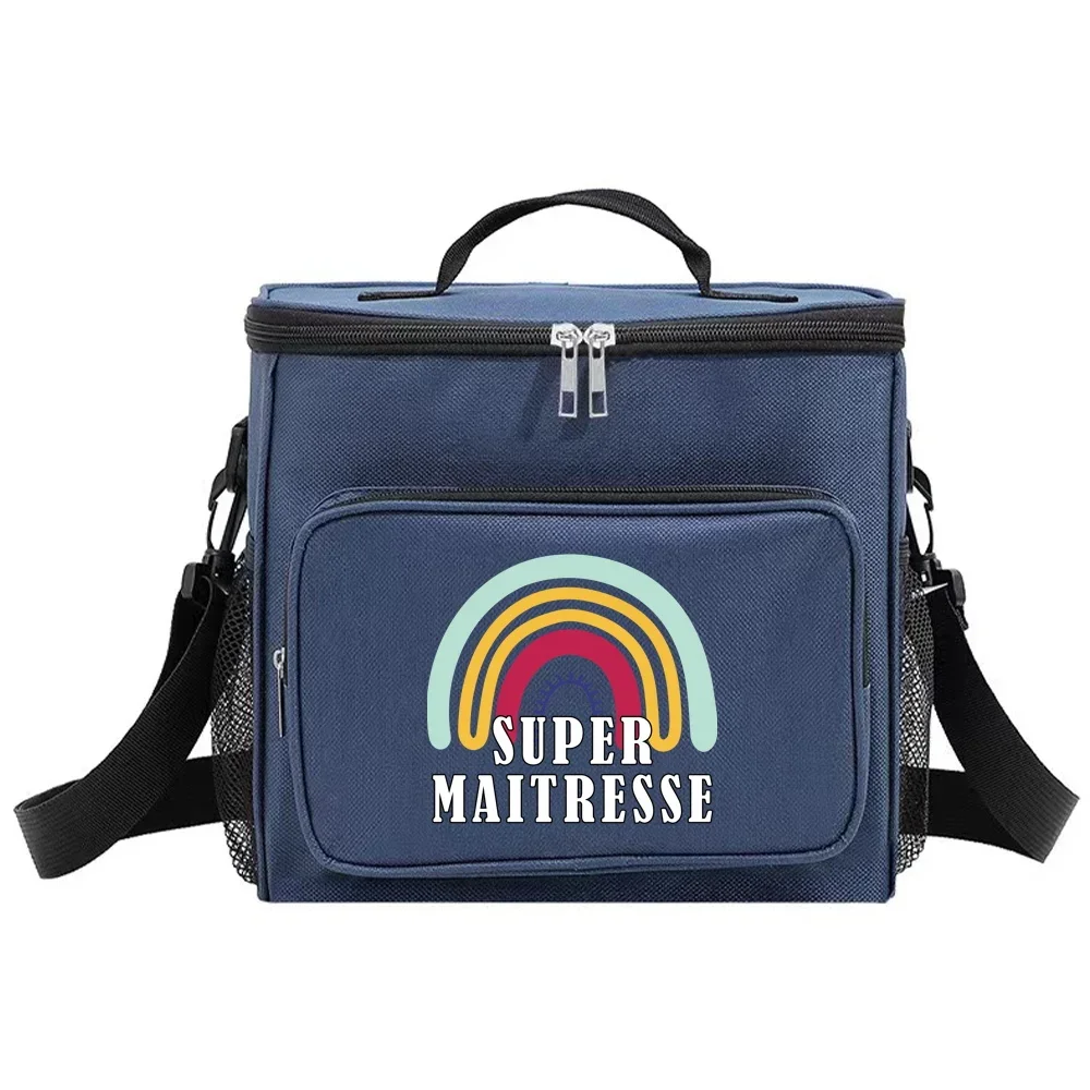 Insulated Lunch Bags Cooler Box Thermal Organizer Handbag for Student Portable Waterproof Camping Storage Boxes Maitresse Series