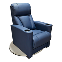 High Quality Cinema Sofa Theater Chairs Wholesale Genuine Leather Lift up Recliner