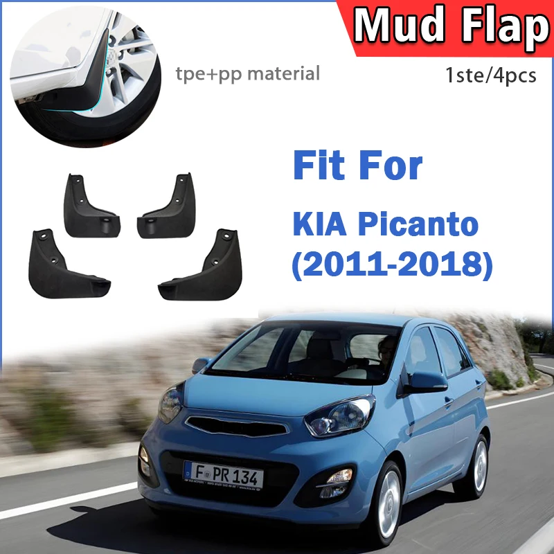 

4X For Kia Picanto Mud Flaps Guard Splash Mudguard Fender Mudflaps Car Accessories 2011 2012 2013 2014 2015 2016 2017 2018