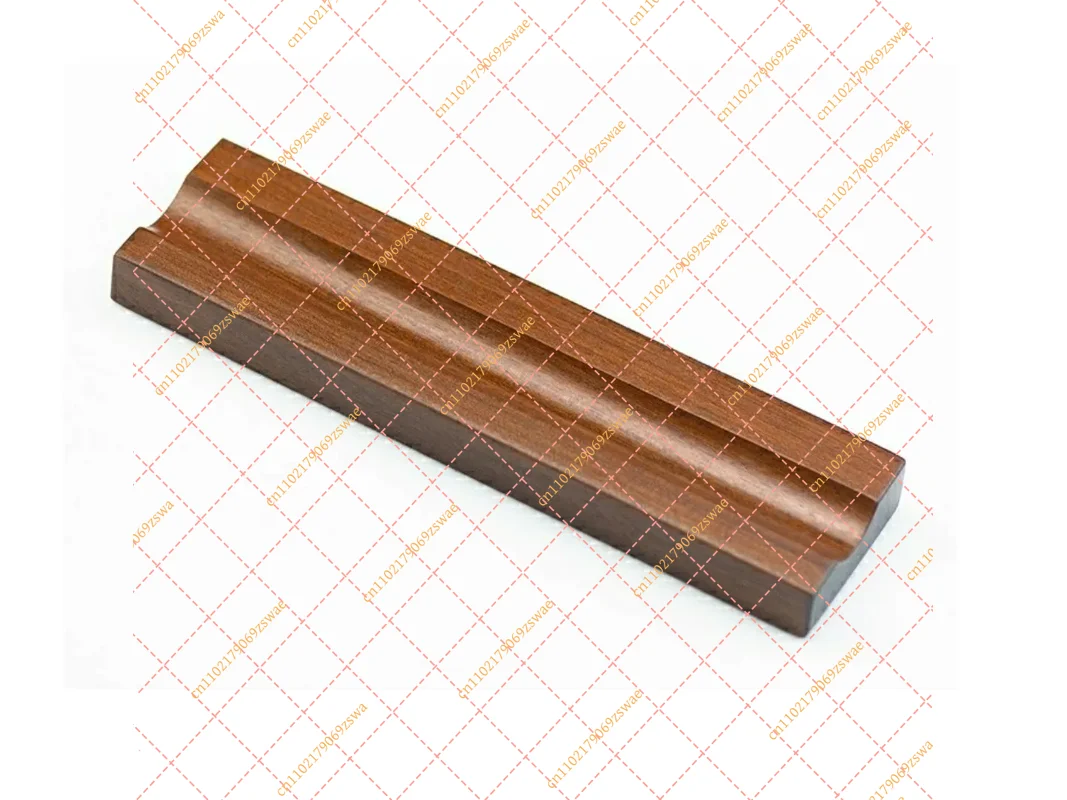Premium Ipe Wood Pen Stand, Single-Slot Fountain Pen Display Organizer for Writing Desk