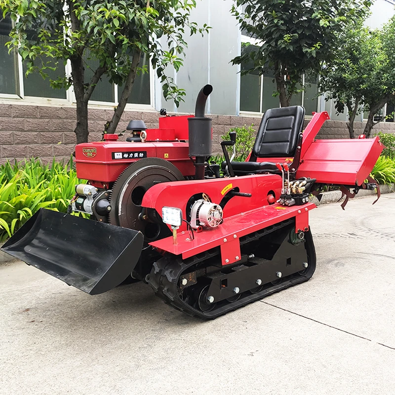 

Многофункциональный мини-гусеничный роторный культиватор для всех типов местности с различными сельскохозяйственными навесными устройствами