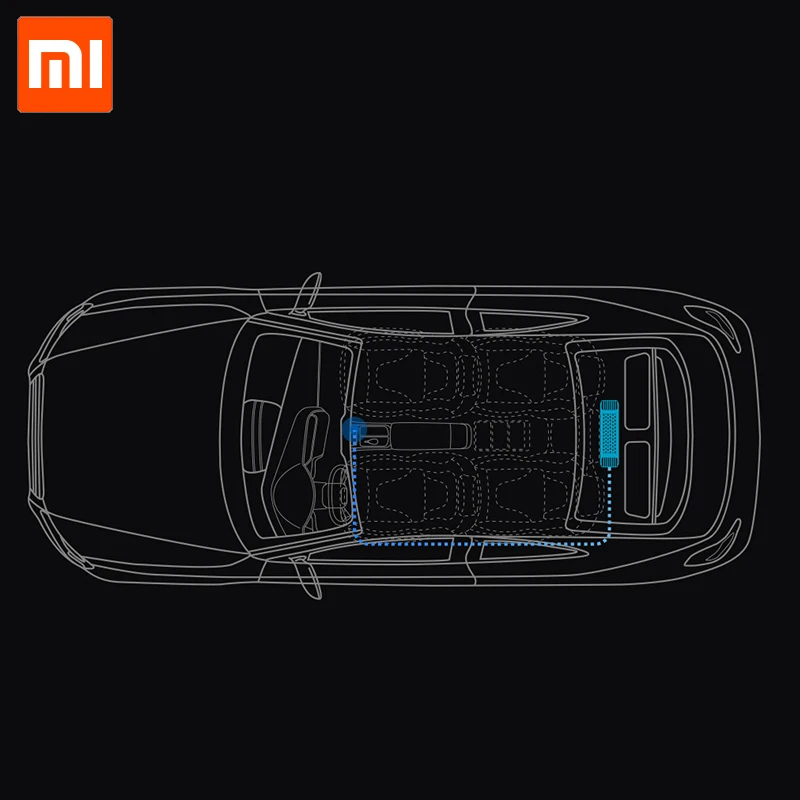 Xiaomi-Roborock P8S Purificador De Ar Portátil Inteligente Do Carro, Limpeza De Ar, Anti Formaldeído, Purificadores De Haze, Agregado Doméstico Inteligente, Original