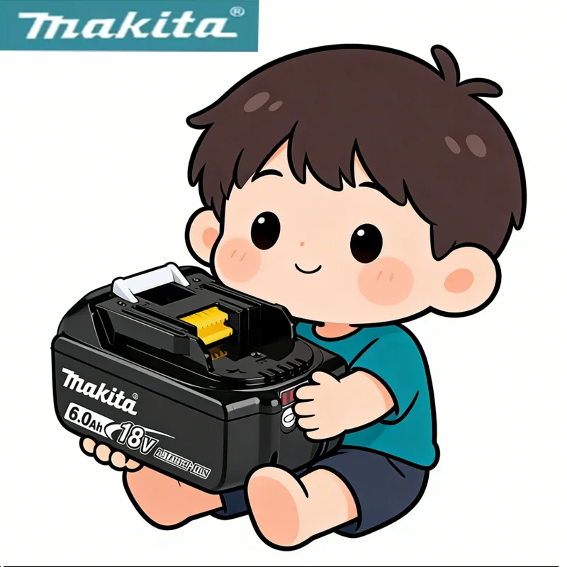 

【Fast delivery】Makita 18V Battery –6.0Ah Makita Battery, for Makita Drill DTW700 DHR202 DGA404 DDF487 DTD173 DJV182 HR140Z