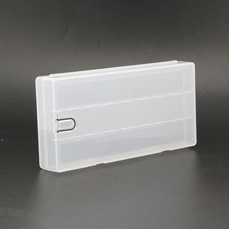 8-Slots for 18650 Rechargeable Battery Storage Box Holder Container Plastic Box 8 Section Equipment Thicken