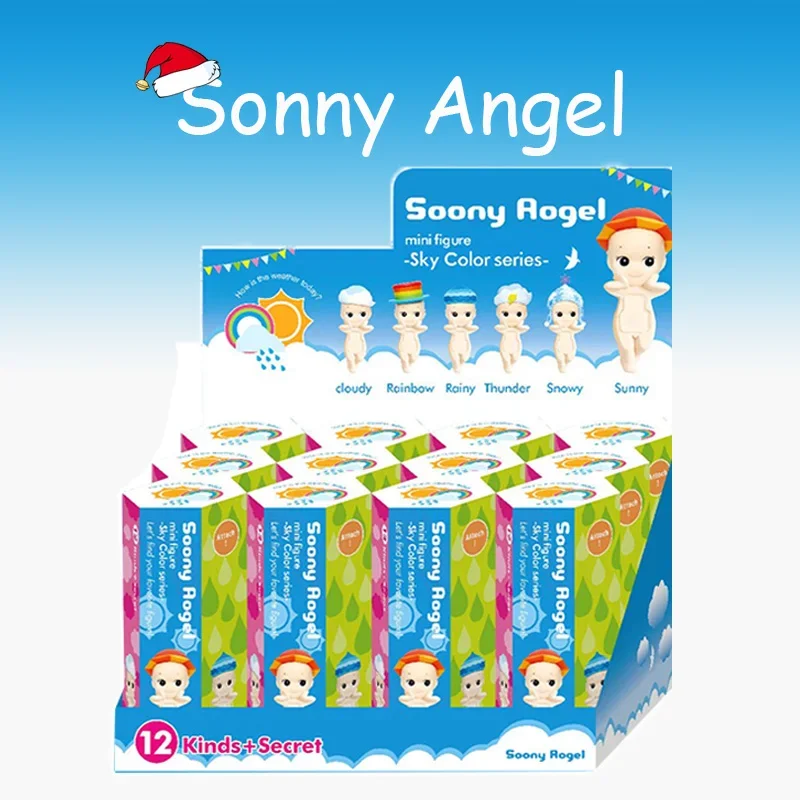 Blind Box Sonny Angel Weather Series Decorative Toy Anime Figures Phone Cute Ornaments Children Birthday Christmas Gift