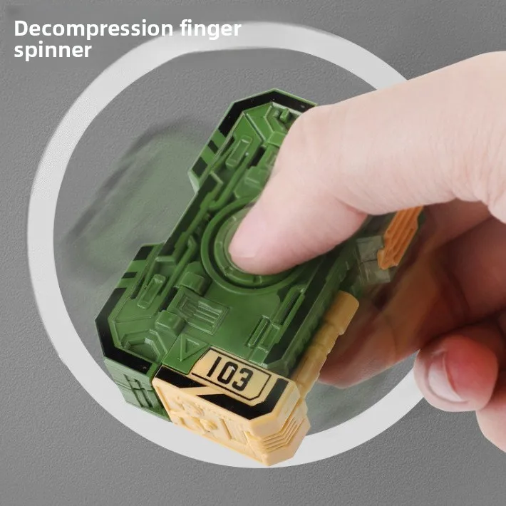 ชุดของเล่นทหารขายดี: ลูกข่างแปลงร่าง 2 โหมด - ของเล่นหมุนคลายเครียดสำหรับเด็ก