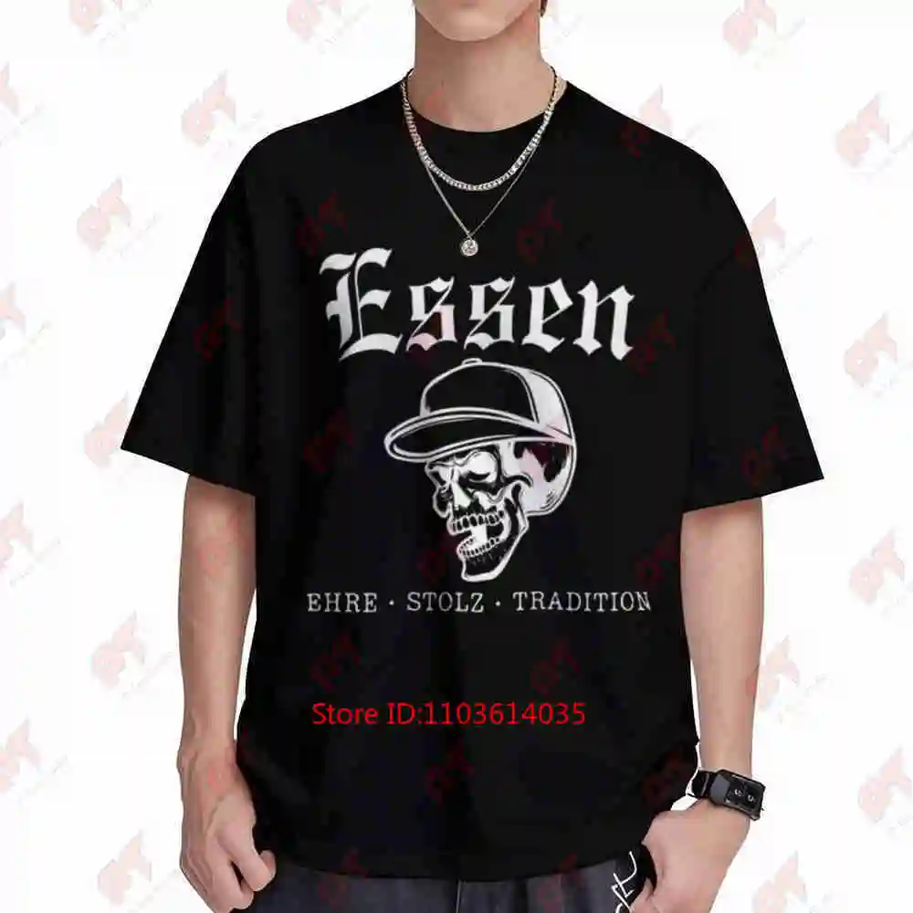 Essen Ehre Stolz Football Ultras Short Sleeve Tee 100% Cotton T-Shirt