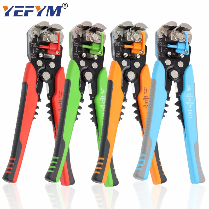 3 in 1 Multi tool Automatic Adjustable Crimping Tool Cable Wire Stripper Cutter Peeling Pliers blue repair diagnostic-tool