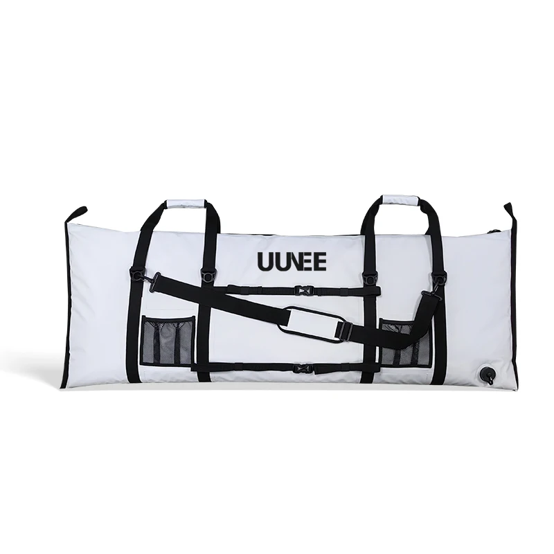 Buffalo Gear PVC Insulated 120L 72in Leakproof Fish Cooler Bag with Ice Preservation Portable for Fishing