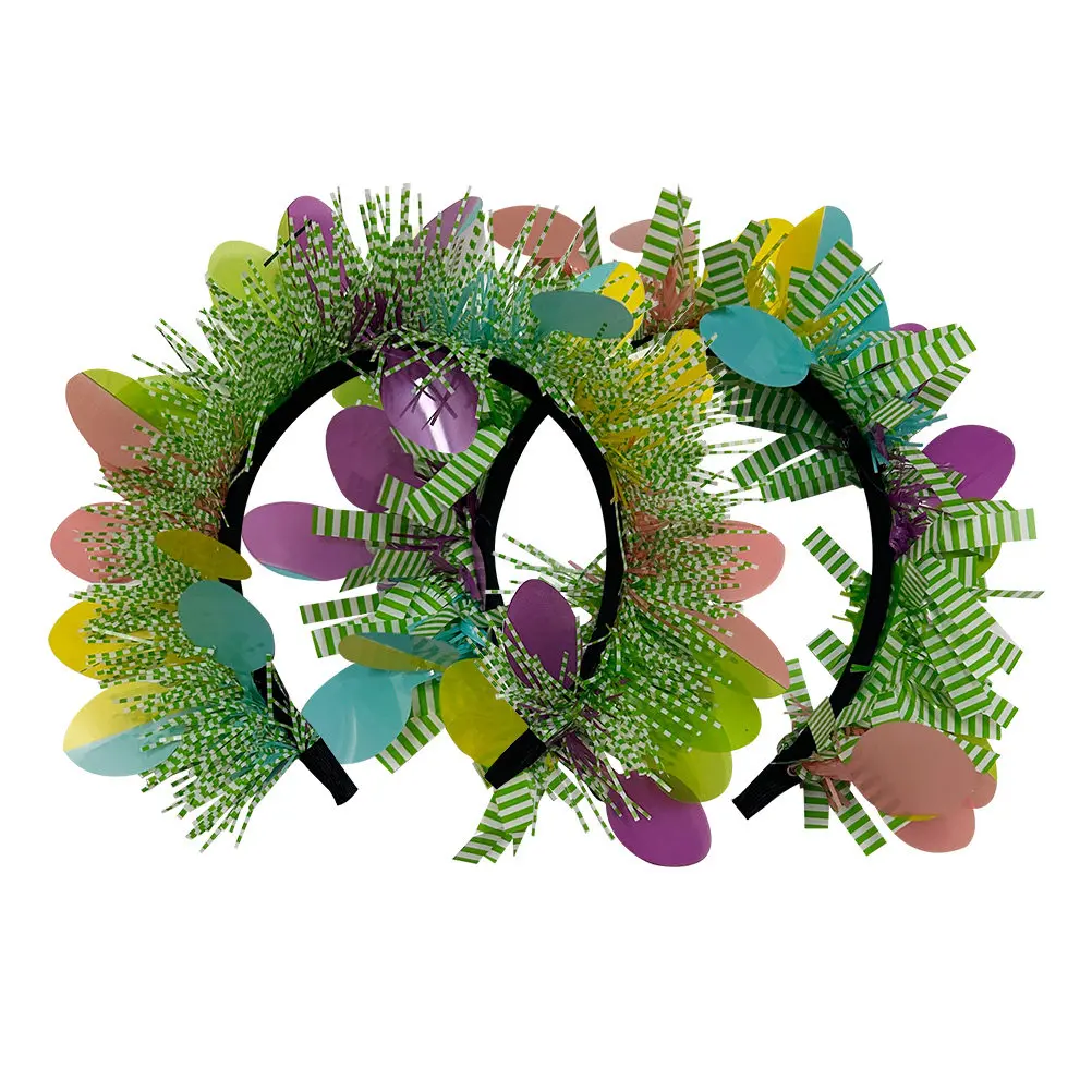 

2Pcs Easter Hair Accessories Egg-Shaped Headbands for Women Comfortable Flexible Party Carnival Holiday Headdress Easter