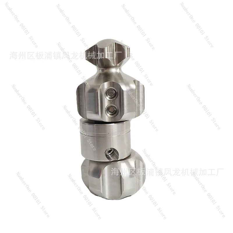 High Pressure Rotating Sewer Dredging Nozzle Bounce Hammer Grease Cement Blockage Cleaning Pipeline Jet Accessory