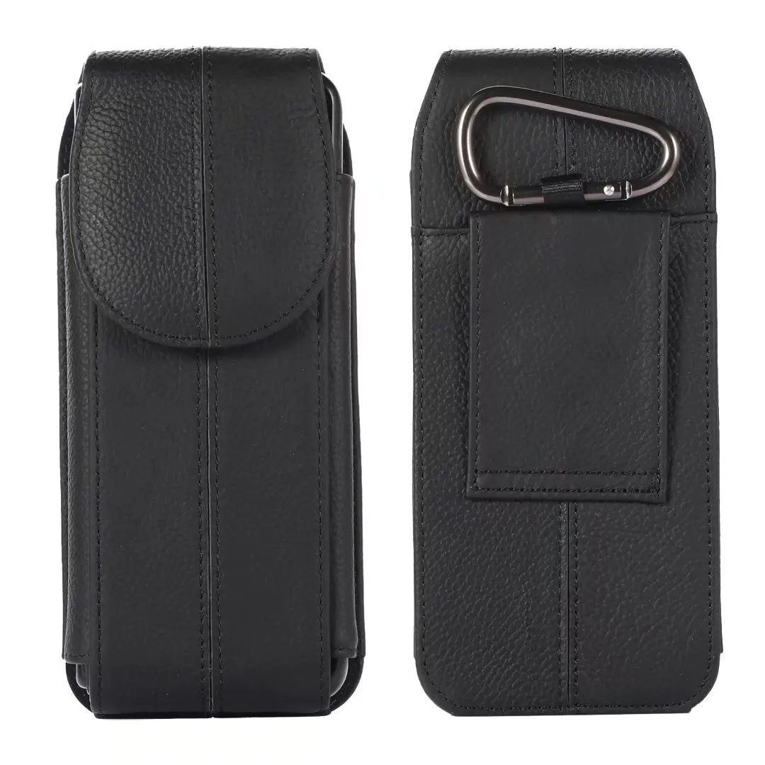 

For Samsung Galaxy Z Fold 6 5 4 3 2 Pouch Belt Clip Holster Flip Case For Galaxy Z Fold 5G Waist Bag Genuine Leather Phone Bag