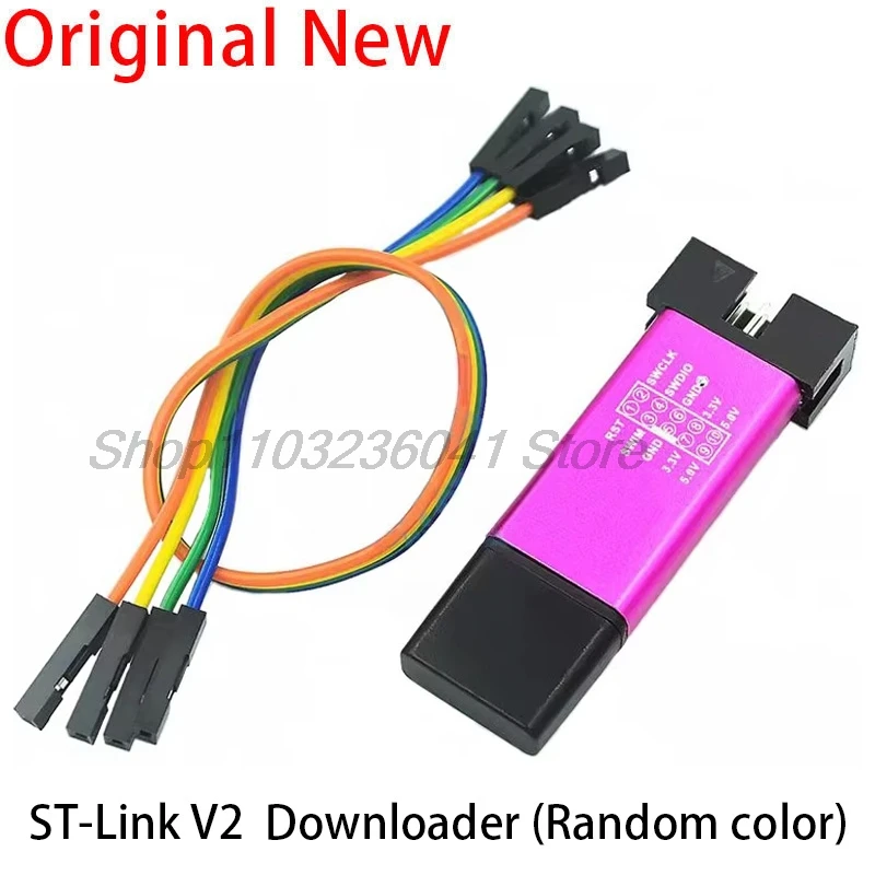 1PCS ST LINK Stlink ST-Link V2 Mini STM8 STM32 Simulator Download Programmer Programming With Cover A41 for arduino