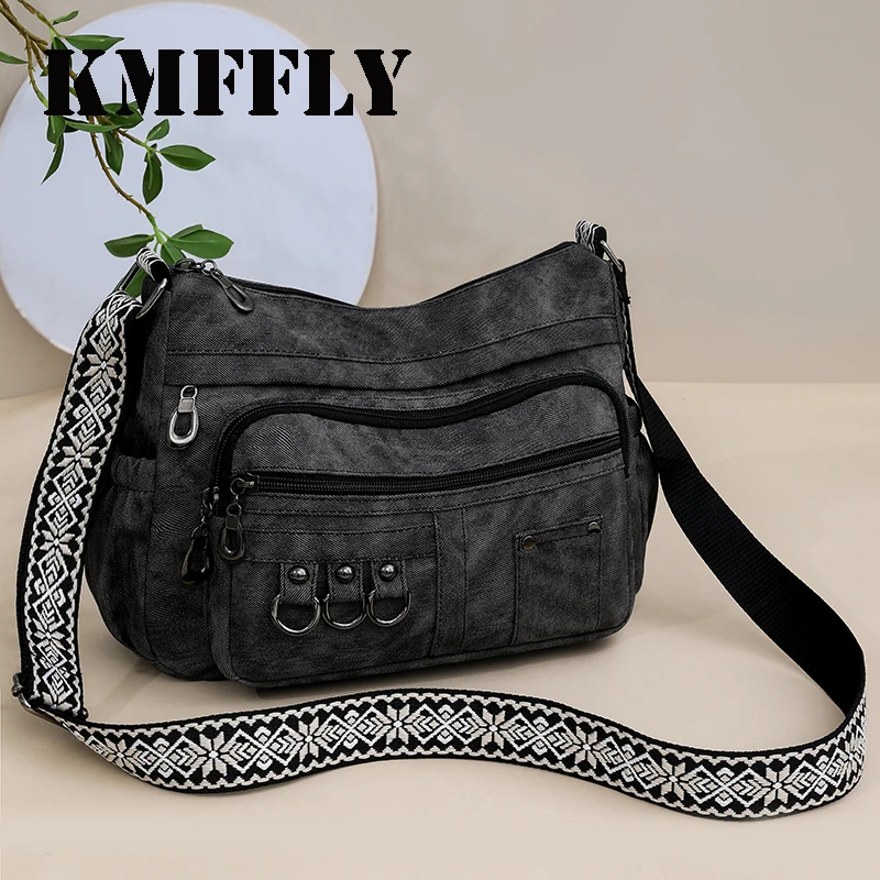 Top Quality Soft Pu Leather Female Crossbody Hand Bag Elegant Two Layers Shoulder Bags for Women Casual Purses and Handbags 2026