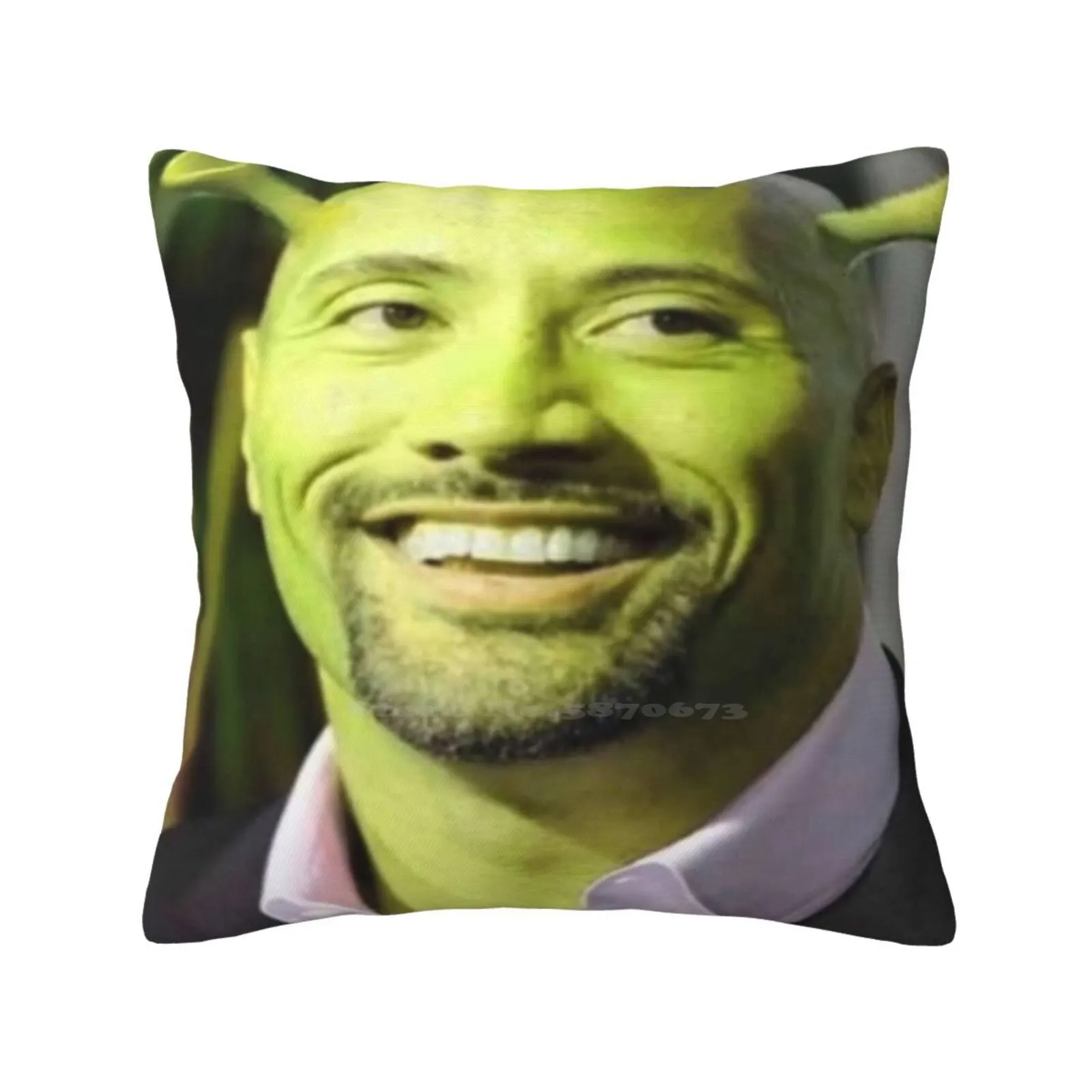 The Shrock Soft Comfortable Pillowcase Theshrock Therock Obamapicasso Cheese Funny Nice Cool Rocket