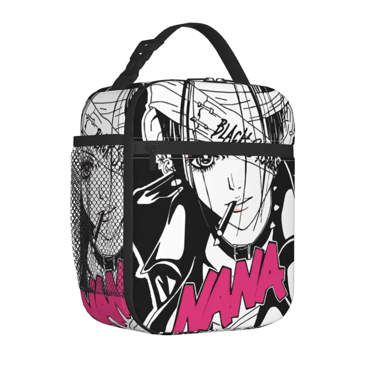 Nana Osaki Insulated Lunch Bags High Capacity Anime Manga Meal Container Cooler Bag Tote Lunch Box Beach Outdoor Food Bag