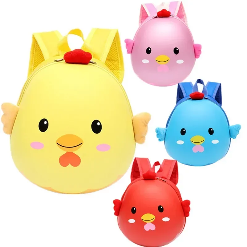 Cute 3D Chick Egg Shell Bag for Boys Girls Children\'s Backpack Kindergarten School Bags Kids Preschool Backpacks Mochila Escolar