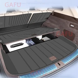 For AITO M7 2024 Car Trunk Pad Backrest Tail Box Mat TPE 5-seat Car Interior Decoration Modification Protective Supplies