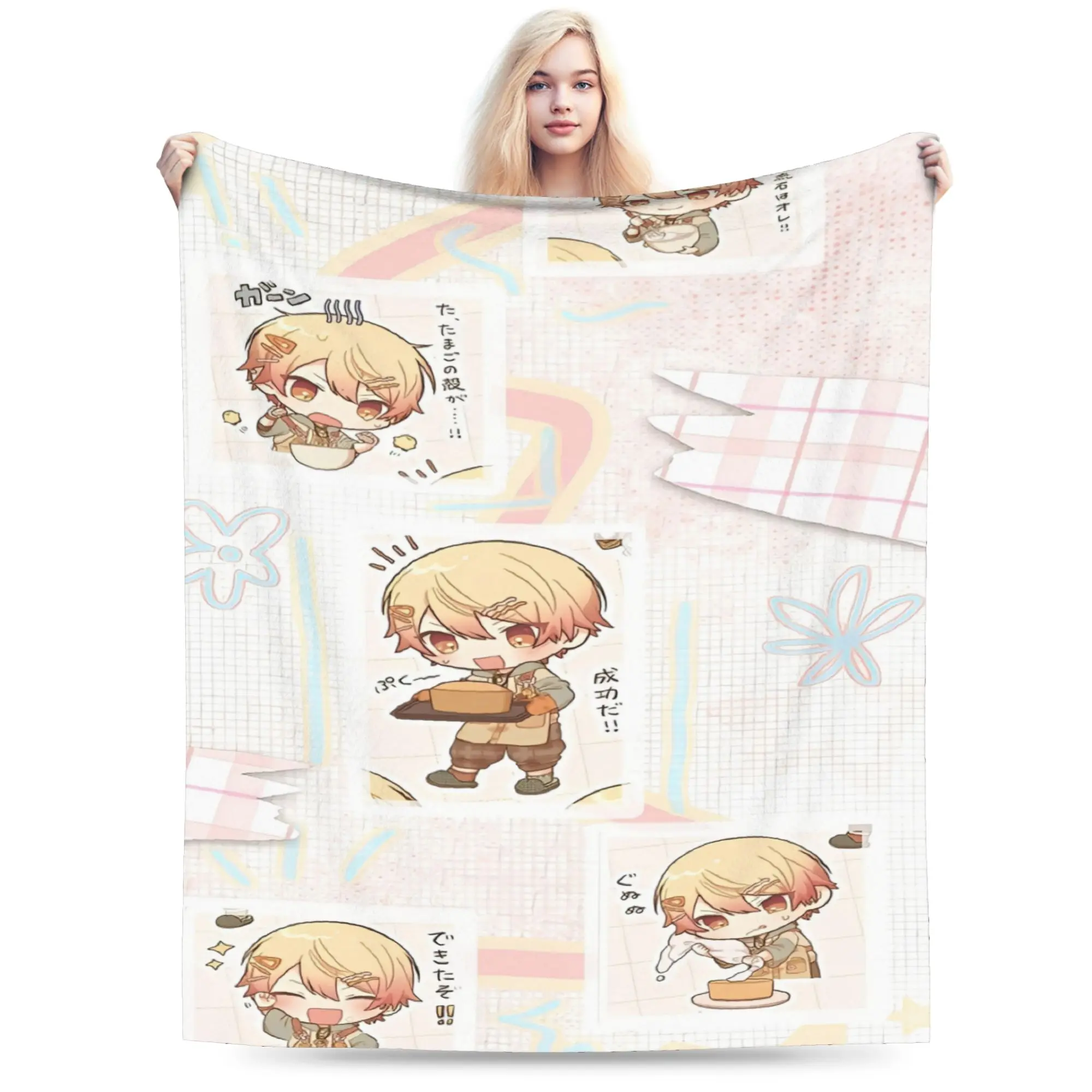 sekai tsukasa tenma Blanket Super Soft Fleece Healing Present  Throw Blanket Bedspreads