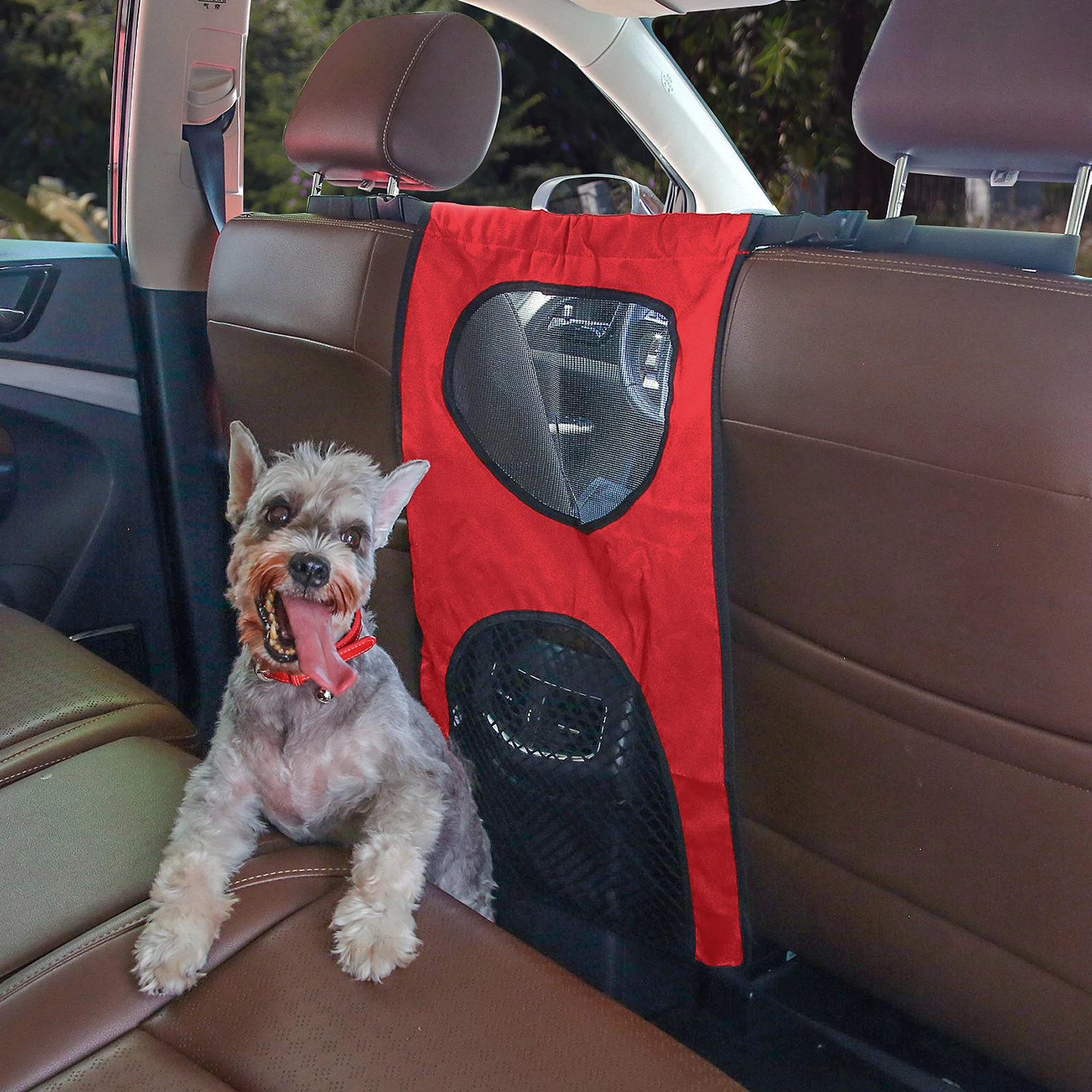 

Car Rear Seat Protection Net Pet Barrier for Cover Dogs Auto Network Barriers Backseat Protector Nylon