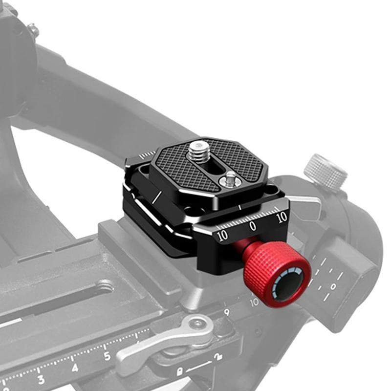 A73E-Universal Quick Release Plate Clamp SLR Camera Stabilizer Tripod Base Gimbal Quick Release Base 38Mm Arca Accessories