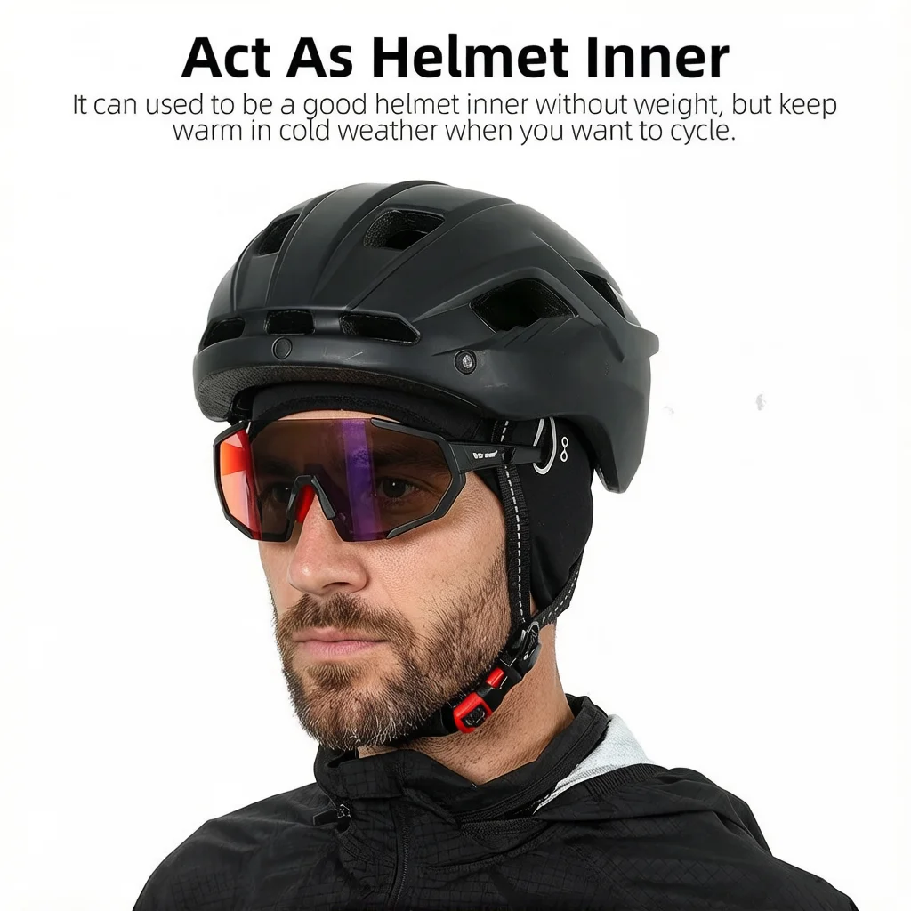 For Moto Guzzi Breva 850 1100 1200 GRISO BREVA 1100 NORGE Motorcycle Winter Thermal Cycling Cap Outdoor Under MTB Helmet Liner