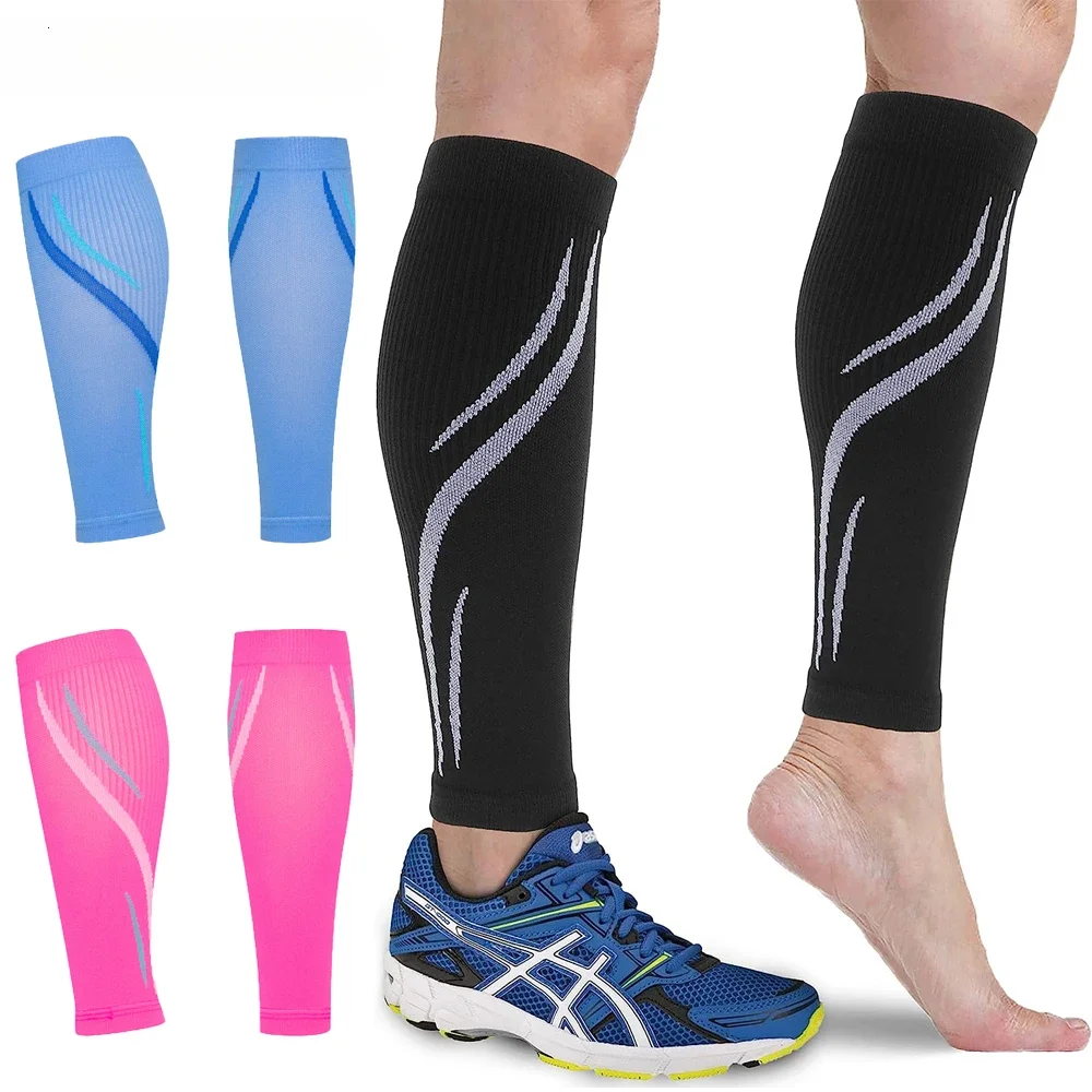 1Pair Calf Compression Sleeve Men & Women -20-30mmHg Shin Splint Compression Sleeve Recover Varicose Veins Torn Calf Pain Relief