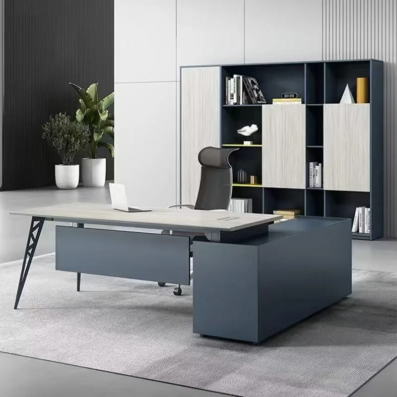 Factory Price  Executive Modern Office Furniture  Luxury Design 160cm 180cm 200cm  Computer Office Desk