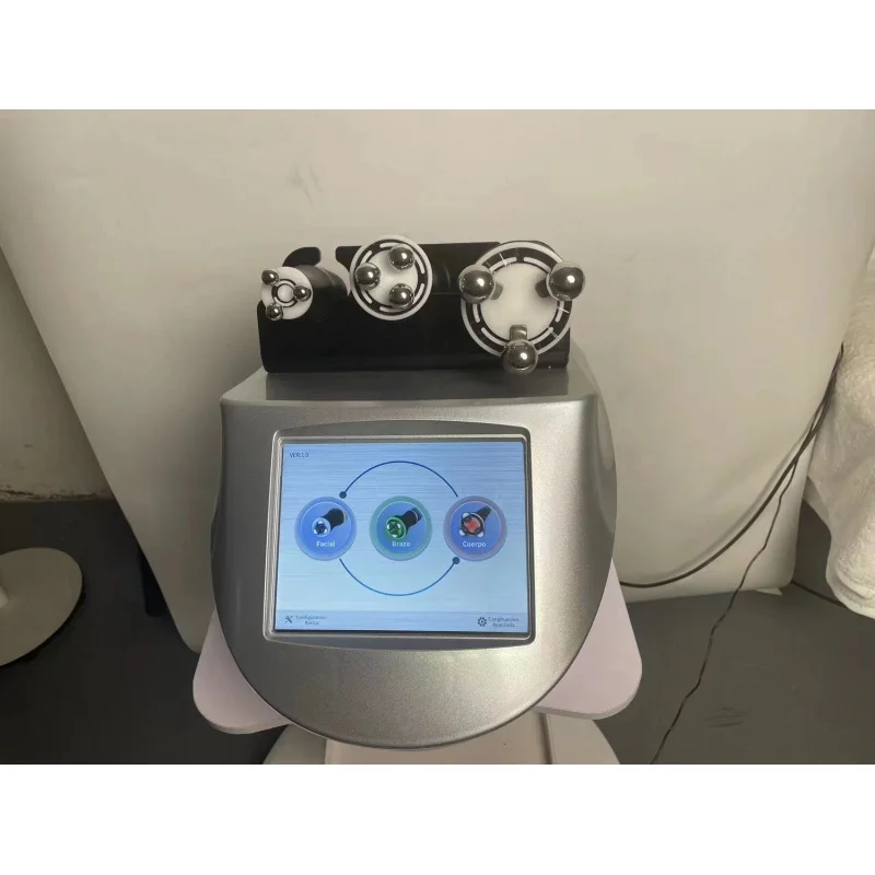 Portable RF 360 degree rotation RF therapy machine for face lifting roller rf 360 radio frequency body slimming massage machine