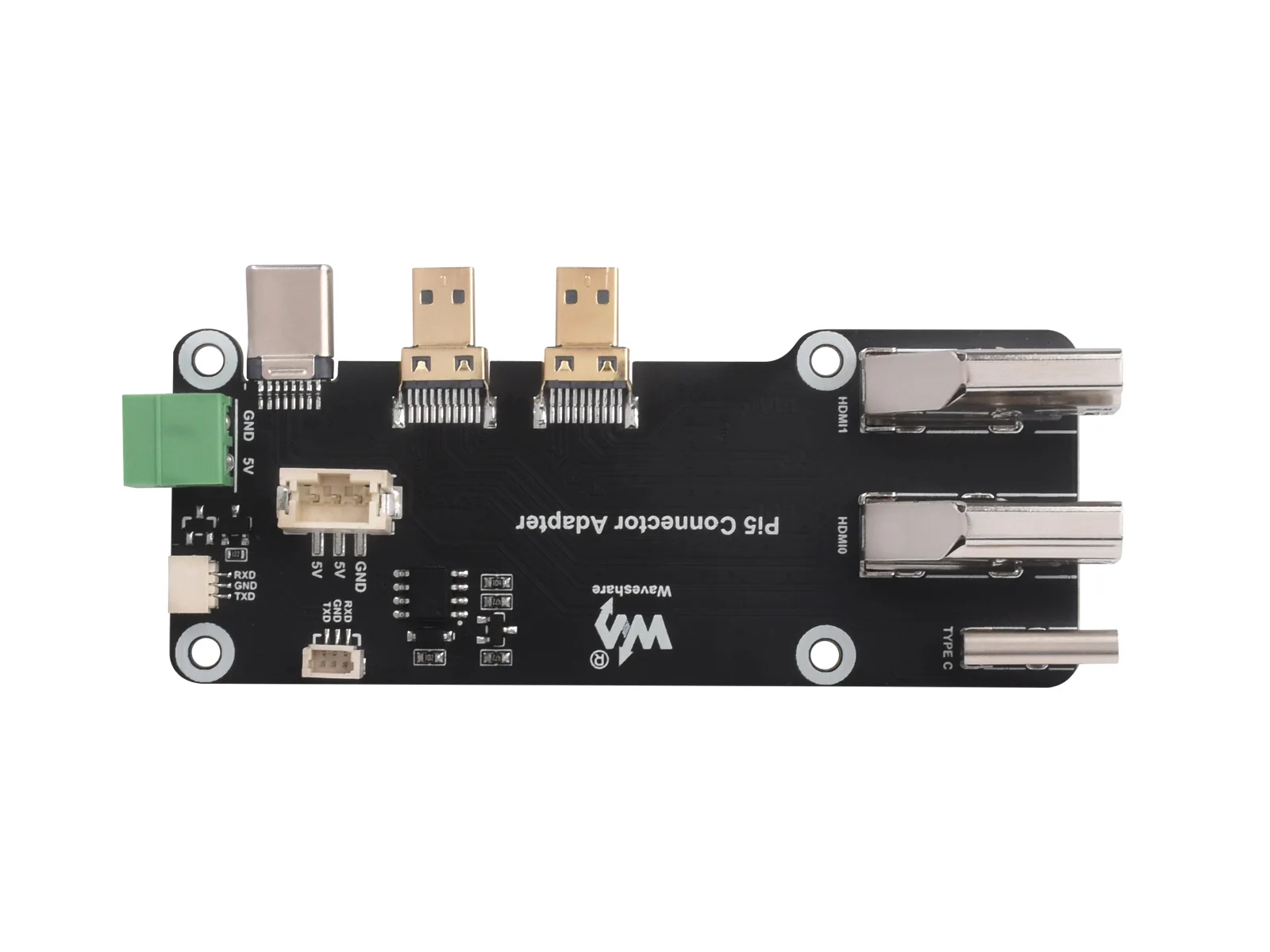 Imagem -03 - Micro Hdmi para Hdmi Adaptador Multifuncional Compatível com Raspberry pi 4b Métodos de Fonte de Alimentação Suporta Saída Dupla 4k