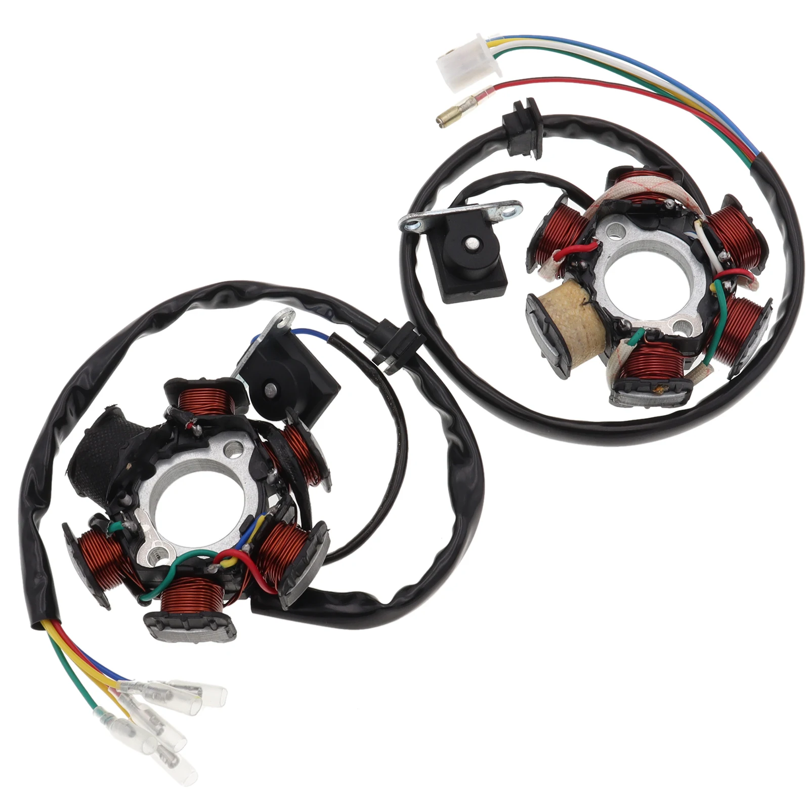 1 sztuk 6 cewki biegun Magneto koło zamachowe stojan dla 50cc 70cc 90cc 110cc 125cc PIT Quad motor terenowy ATV Buggy
