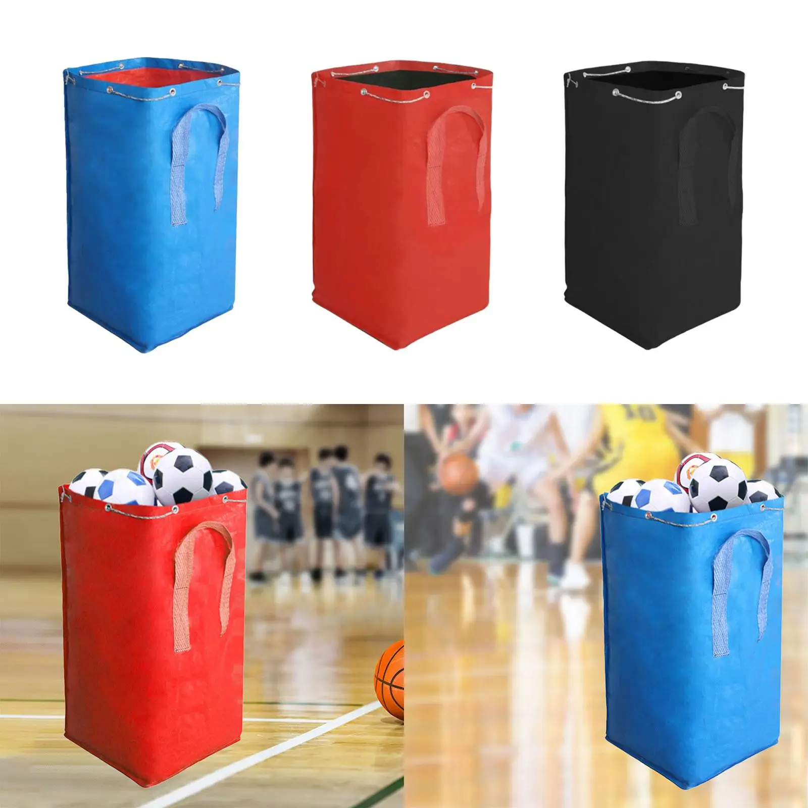Sport Balls Bag Carrier Gym Drawstring Pouch for Basketball Outdoor Gym