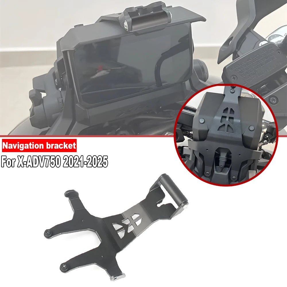 

For Honda XADV750 X-ADV 750 2021-2025 New Motorcycle GPS Navigation plate bracket Phone holder stand 22MM