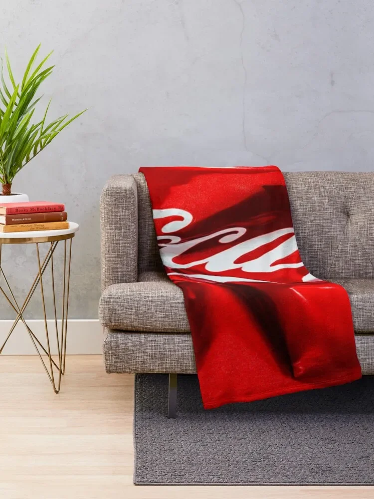 coca-cola Throw Blanket Soft Plaid Luxury Designer Furry Blankets