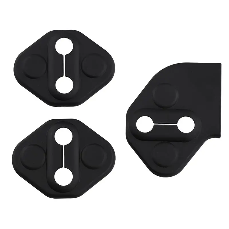 3Pcs For Jimny 2019 2020 Car Door Lock Protective Decoration Cover Trim Sticker Accessories