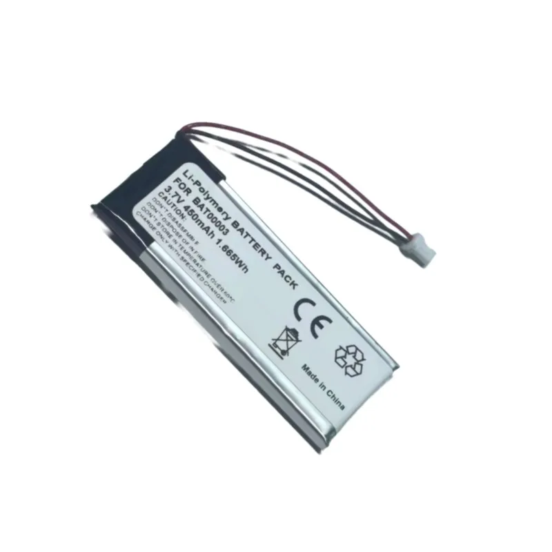 3.7V 450mAh BAT00003 Replacement Battery for Q3 Q1 Bluetooth Headset 1 Piece New