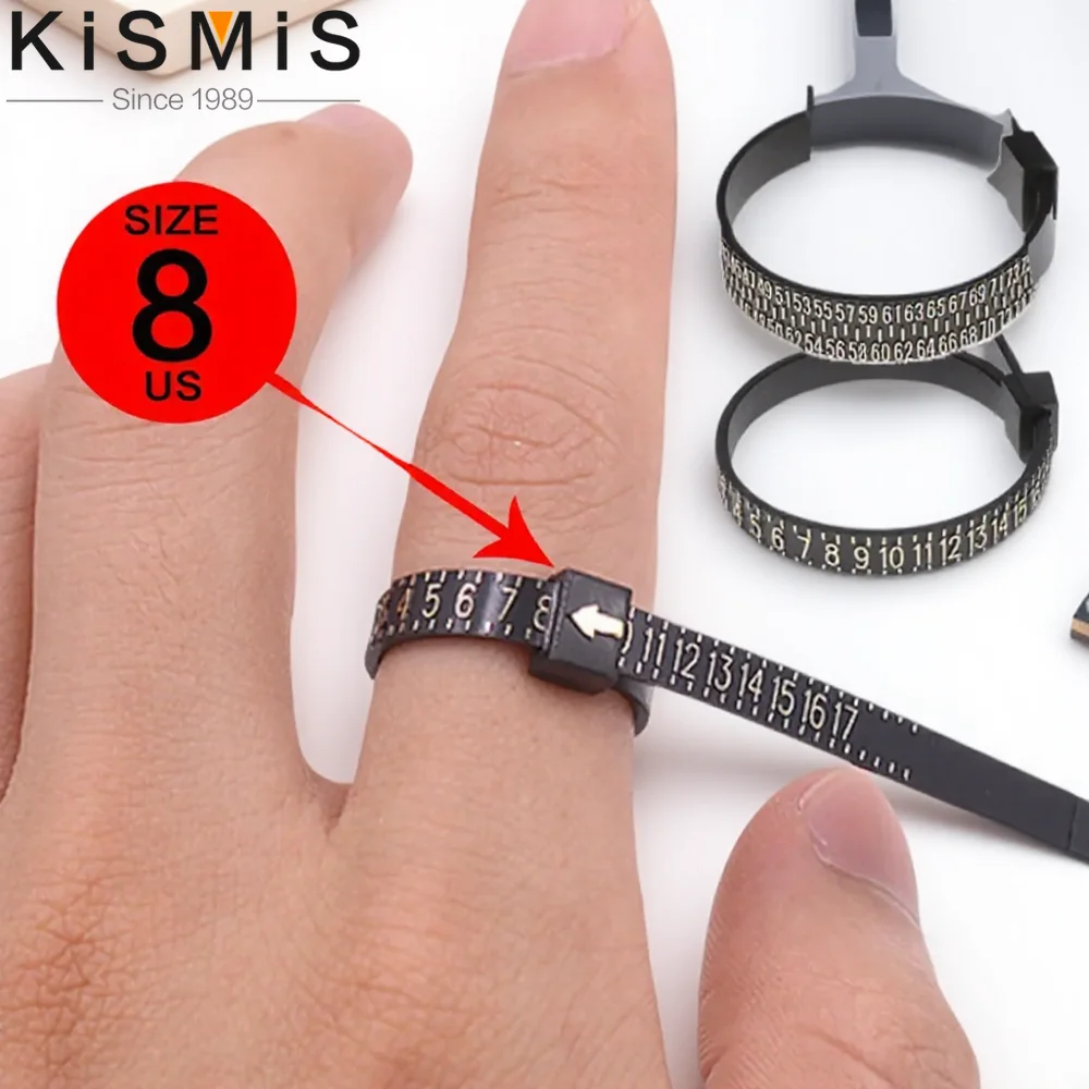 

Размер обручальных колец, 1 шт., белый, черный, размеры США, ЕС, оригинальный тестер, датчик пальца, необходимый аксессуар для ювелирных изделий, инструмент для обручальных колец