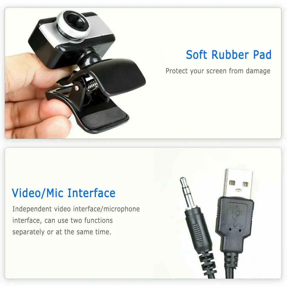 

Camera Computer Camera With Microphone Video Cameras Universal Webcam For New Portable 1080p Laptop Desktop Conference Webcam