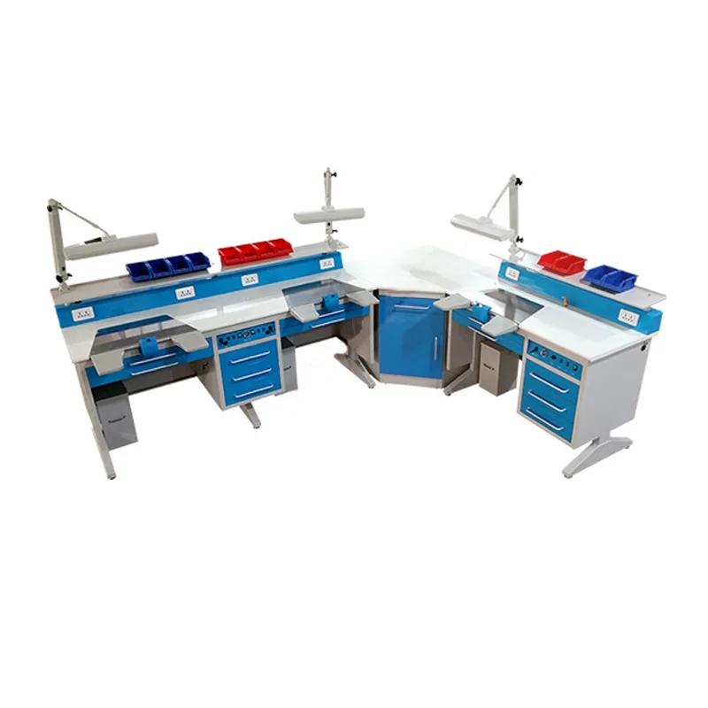 Dental Equipment Dental Laboratory Work Bench Dental Workstations Table for One Technician - view 4