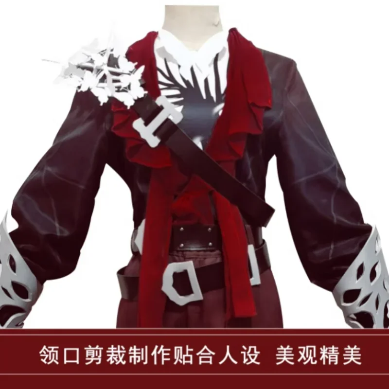 Naib Subedar Cosplay Costume para homens e mulheres, Game Identity V, Uniforme Anime Fashion, Mercenary Role Play Clothing, Halloween Party Suit