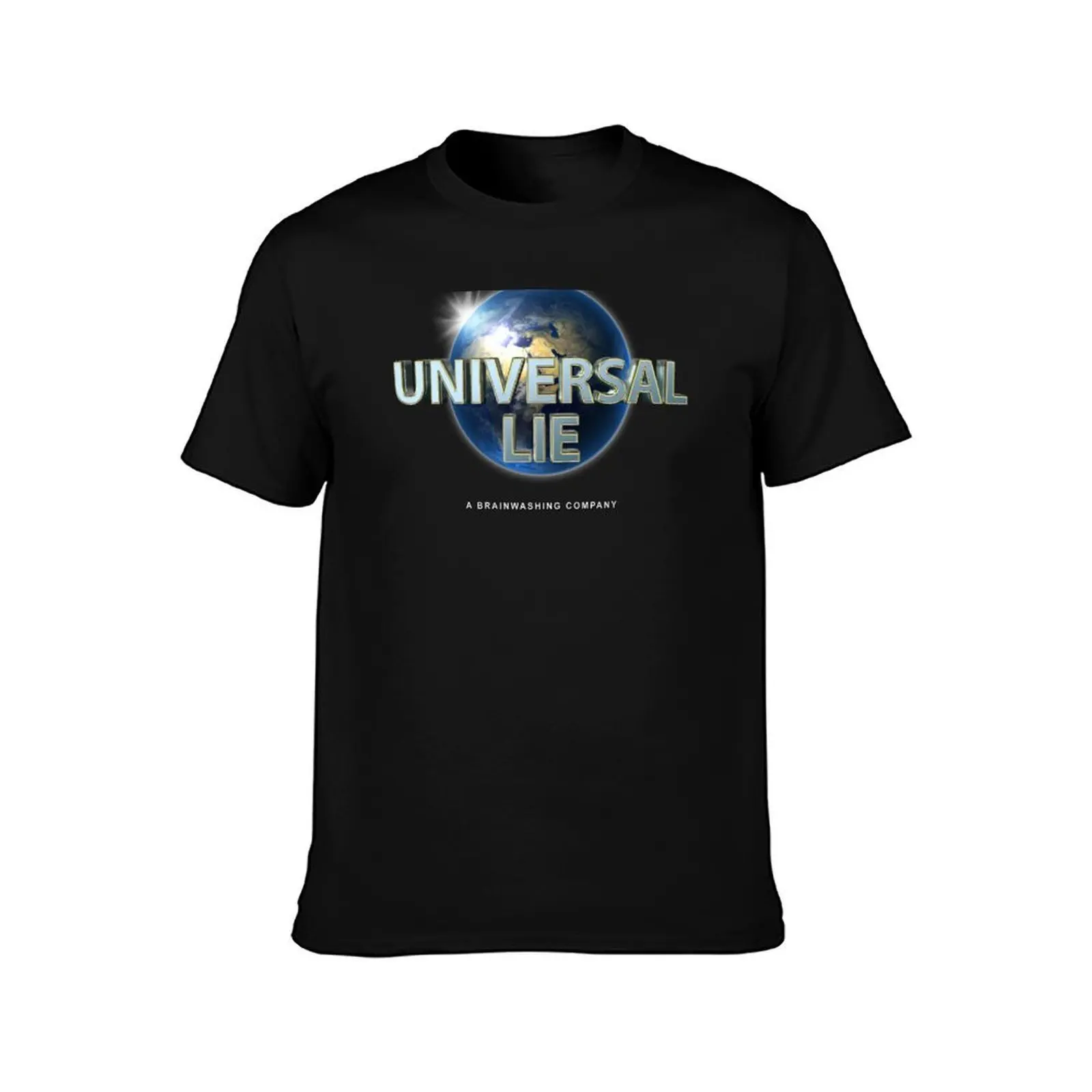 Flat Earth - Universal Lie T-Shirt t shirt man plain t shirts for man slim fit t shirt personalised T-shirt
