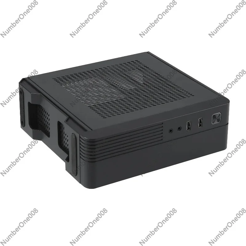 

Корпус для мини-ПК ITX 3.5L, шасси HTPC с креплением VESA сзади, компактный игровой корпус для настольного ПК для материнских плат 17x17/17x19