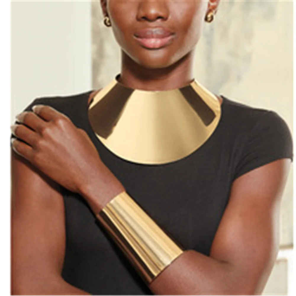 

Cross Border African Necklaces Metal Necklaces Punk Necklaces Necklaces Sets Jewelry Accessories SS-83332