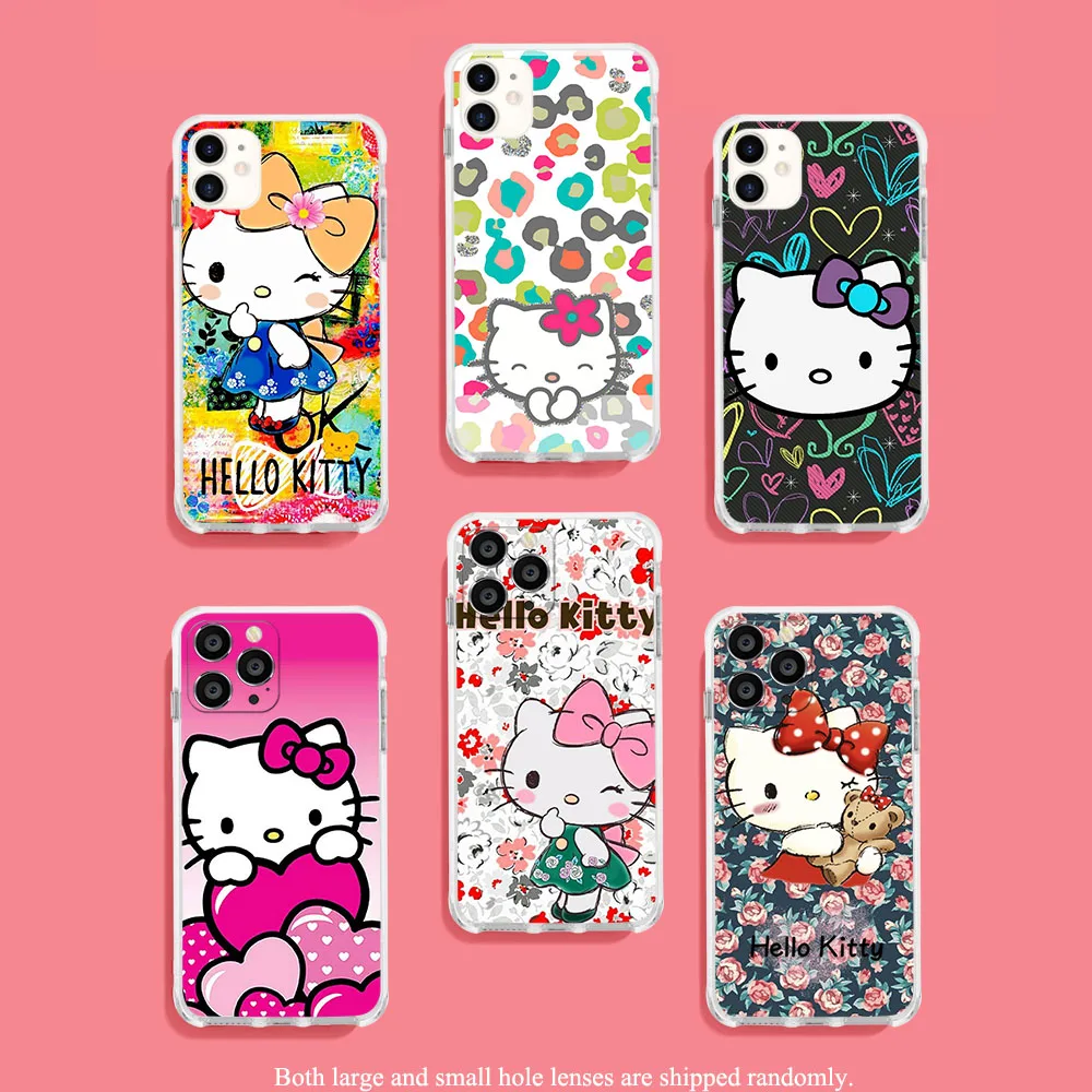 ID-8 Hello K-kitty Soft Case for Moto E4 E5 G6 GO E6 E6S(E6i) E7 E7i Edge 20 Fusion Lite Plus Play Power Pro