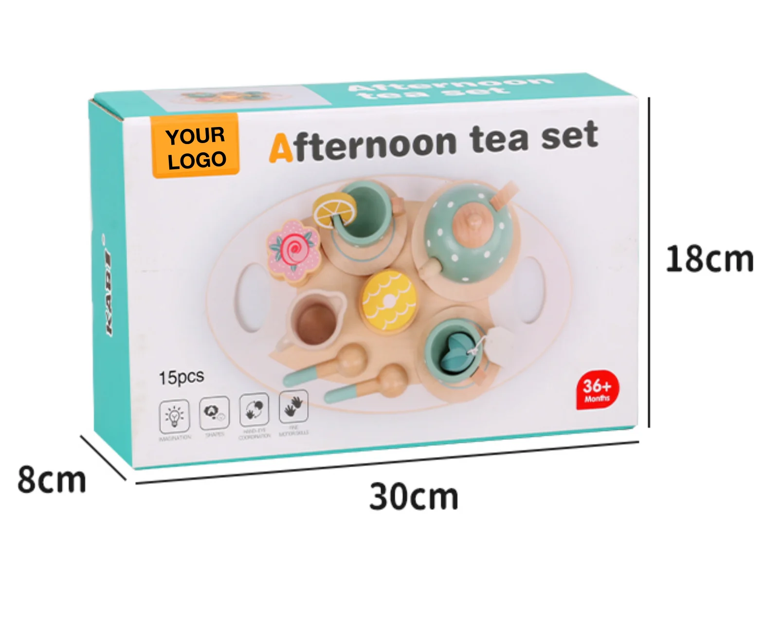 Holz spielzeug Holz Teese rvice so tun, als ob Spielzeug für Mädchen Kinder Tee party so tun, als würde sie ein Rollenspiel spielen