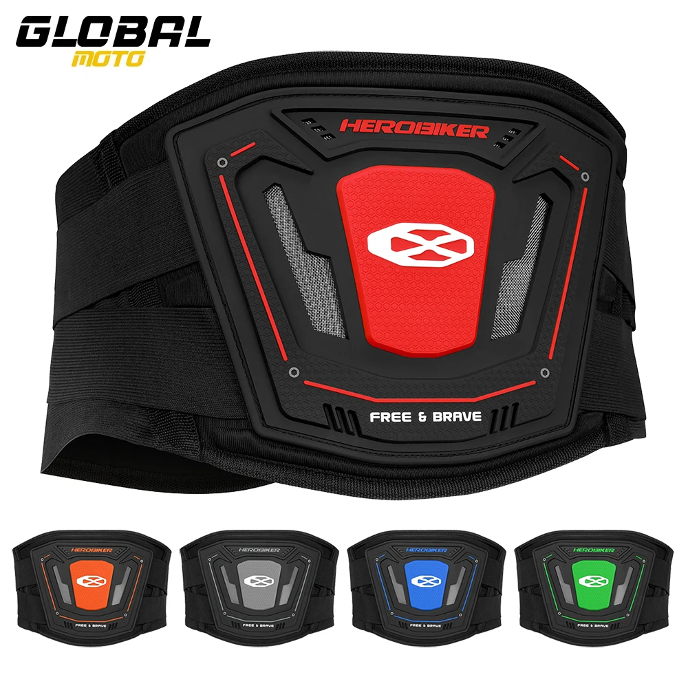 

Motorcycle Waist Protector Adjustable Motocross Riding Waist Protector Breathable Motorbike Protection Protective Belt Anti-Fall