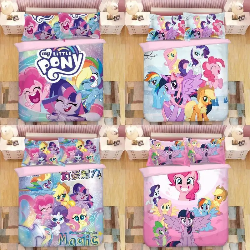 

Комплекты постельного белья My Magical Little Ponys, изысканный набор постельных принадлежностей, комплект пододеяльников, комплект постельного белья, роскошный подарок на день рождения