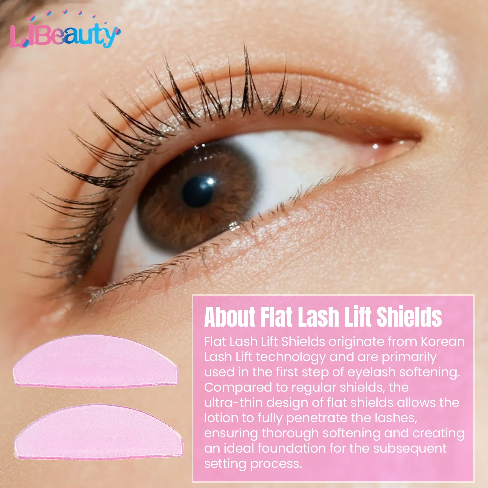 Libeauty A Total Set Solid Eyelash Lift Glue Fixing Adhesive Solid Glue Lash Softening Pad Eyelash Lift Ribbon Lash Lifting Tool